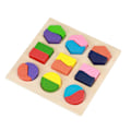Miniatyrbild 3 av 8: Pedagogiskt Formpussel, Magnetisk Träleksak för Färgigenkänning, Förbättrar Montessori-inlärning, Alfabetets Formpussel för Tidig Barndom