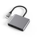 Miniatyrbillede 4 af 5: Usb Type C til Dobbelt 4k Hdmi-kompatibel Adapter til Multi Skærm Konverter