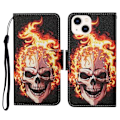 Miniatyrbild 1 av 4: iPhone 14 Fodral Med Tryck Flame Skull