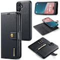 Miniatyrbild 1 av 5: DG.MING 2-in-1 Magnet Wallet iPhone 16 Black
