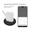 Miniatyrbild 5 av 5: Trådlöst laddningsfodral för 1 2 laddningsfodral för Airpod 1/2 generation, stöd för Bluetooth-parkoppling
