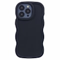 Miniatyrbild 1 av 5: iPhone 13 Pro Max Mobilskal Wavy Svart