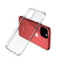 Miniatyrbild 5 av 5: Iphone 11/12/13/XS/X/XR/8/7/6 skal fodral cushion pro/mini/plus- Transparent IPHONE 13 MOBILSKAL