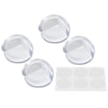 Miniatyrbild 1 av 5: Silikonskydd för hörn - 4-pack Hörnskydd transparent