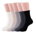 Sockor 5 par ullsockor vintersockor tjocka varma sockor 40-45