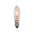 Miniatyrbild 2 av 5: 7st LED-lampor filament för adventsljusstakar E10 universal