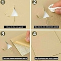 Miniatyrbild 3 av 5: Återvunnet kraftpapper för DIY-projektmaterial, allt-i-ett konstförpackning, smyckeskrin dekoration, tjockt hållbart papper, självhäftande, 50 cm