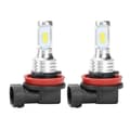 Miniatyrbillede 2 af 4: 2 stk. aluminiumsskal H8 H11 80W 6500K CSP hvid tågelygtepære med dekoder 12-24V universal