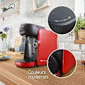 Miniatyrbild 2 av 2: Kaffemaskin + 3 T-skivor - BOSCH - TASSIMO FINESSE TAS163E - 1400 W - 0,7 L - Multidrinkar - IntensityBoost - Svart