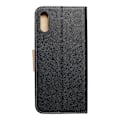 Miniatyrbild 2 av 5: Redmi 9A/9AT Plånboksfodral Fancy Eco Läder - Svart/- Guld