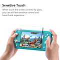 Miniatyrbild 4 av 4: 2x Härdat glas skärmskydd som passar Nintendo Switch Lite Transparent one size