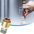 Miniatyrbild 4 av 4: Högkvalitativ Bottenventil i Mässing För Exceptionell Pålitlighet, Enkel Installation Filtrerar Skräp Med Icke-Retur Effekt, Rostbeständig Hållbar Ventil