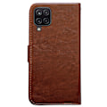 Miniatyrbild 4 av 5: Samsung Galaxy A12 / A12 5G - Läderfodral / Skydd Brun
