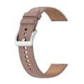Miniatyrbild 2 av 5: Klockarmband Äkta läder Samsung Galaxy Watch 5 Mörkrosa 20 mm