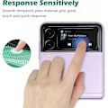 Miniatyrbild 4 av 5: [2-PACK] Samsung Z Flip 4 5G Skydd Linsskydd Kameraskydd Transparent