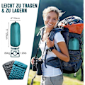 Miniatyrbild 3 av 5: Utomhus Ultralätt Självblåsbart Campingsovmadrass - Stor Tjock Uppblåsbar Madrass Tjock Självblåsbart Tjock Uppblåsbar Madrass Sov M
