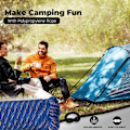 Miniatyrbild 4 av 6: Lättviktsflätad rep för allround användning, fallskärmsrep för tält, campingparacord, 4mm*30m