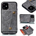 Miniatyrbild 4 av 5: iPhone 11 - Praktiskt Skal med Kortfack (RETRO) Mörkblå