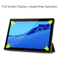 Miniatyrbild 5 av 5: Huawei MediaPad T5 10 - Tri-Fold Fodral - Svart Black Svart