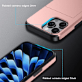 Miniatyrbild 4 av 5: iPhone 16 Pro Max Skal Hybrid Kortfack Grå