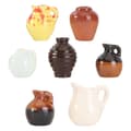 7 stk. Mini Vase Pynt Keramik Vase Mikro Landskab Rekvisit Tilfældig Farve Stil