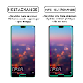 Miniatyrbild 2 av 2: Heltäckande Huawei P20 Pro Skärmskydd Nanoedge Skyddsplast transparent