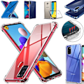 Miniatyrbild 1 av 5: Samsung A21s/A70/A41/A50/A10/J6 skal mobilskal fodral Army V3 - Transparent A70 Samsung Galaxy