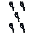 Miniatyrbild 1 av 5: 1/2/3/5 Skating Tights Crystal Sparkling Pants Konståkning Pure Black 160cm 5PCS