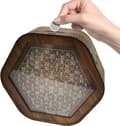 AOZBZ Kreativ Spargris i Trä för Barn - Retro Spargris