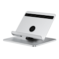 Miniatyrbild 1 av 8: Smart enhetsställ för skrivbord, utmärkt tillverkat för 4-12,9 tums enheter, säkerställer en stabil och ergonomisk tittarupplevelse, i elegant silver