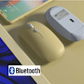 Miniatyrbild 2 av 5: Bluetooth -mus för iPad Samsung MatePad Lenovo MiPad Android Windows Tablet Batteri Trådlös mus för bärbar bärbar dator Purple