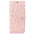Miniatyrbild 2 av 5: Samsung Galaxy S22 Plus Fodral Mandala Läder Roséguld