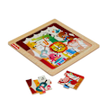 Miniatyrbild 2 av 2: Fisher Price Rampussel i trä 9 bitar Instrument multifärg