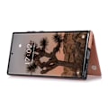 Miniatyrbild 3 av 5: Samsung S22 Ultra Stöttåligt Skal Korthållare 3-FACK Flippr V2 Rosenguld
