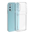 Miniatyrbild 3 av 3: Samsung Galaxy A70/A50/A40/A10 skal fodral korthållare slot - Transparent A70 Samsung Galaxy