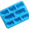 Miniatyrbild 4 av 5: Diskmaskins- och mikrovågssäker silikonform för bilar, multifunktionella dessertformar för kakdekoration DIY, flexibel lättsläppt non-stick yta