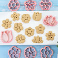 Miniatyrbild 4 av 5: 8st/ Set Blomma Form Cookie Form Cookie ter Baking Tools Party