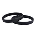 2 stk. elastisk skjorteholder til mænd, ærmeholder, armbånd (sort)