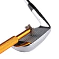 Stykke Gull Golf Groove Sharpener - Golfkølle Renser og Jernsliper Forbedrer Backspin og Ballkontroll - Den Perfekte Golfgaven