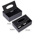 Miniatyrbild 2 av 6: Elegant Tissue Box Cover Rektangulär Design, Högkvalitativt PU-läder Multifunktionell Hållare Med Enkel Åtkomst För Badrum, Sovrum, Vardagsrum