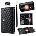 Miniatyrbild 1 av 5: SKALO Samsung S24 Evelope Clutch 8-Fack - Svart Svart