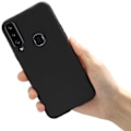 Miniatyrbild 5 av 5: Samsung Galaxy A20S - Skyddande Mattbehandlat NKOBEE Skal Ljusrosa