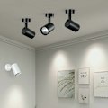 Miniatyrbild 2 av 5: Enkelkrets H-typ Skena, Energieffektiv Integrerad Spot-typ LED Med Luftkonvektionsvärmeavledning För Effektiv Kylning Idealisk För Korridorer