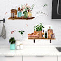 Miniatyrbild 2 av 5: Set med 2 Köksblommiga Servis Mönster Matrum Layout Avtagbar