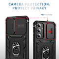 Miniatyrbild 2 av 5: Galaxy S24 Plus Skal CamShield Ring Hybrid Armor Svart