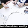 Miniatyrbild 3 av 3: Laddarkabel 3 in 1 Lightning / USB-C / Micro USB 3-Pack