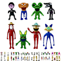 Miniatyrbild 4 av 4: 6/8/12st/set Zoonomaly Cartoon Mini Figurer PVC Modell Figurine Dockor Dekor E