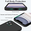 Miniatyrbild 2 av 3: iPhone 15 Plus Matt Svart Skal - Extra Kamera Skydd iPhone 15 Plus iPhone 15 Plus