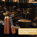 Miniatyrbild 3 av 7: Espressomaskin Tillbehör, Fin Nål Design Espresso Distributionsverktyg För Jämn Espressoextraktion, Högkvalitativt Rostfritt Stål, Naturligt Trä
