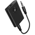 Bluetooth 5.3 Adapter för Flygplan till 2 Trådlösa Hörlurar, 3.5mm Jack In-Flight Bluetooth Sändare